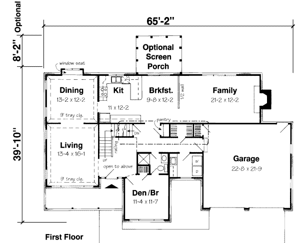 main floor house blueprint