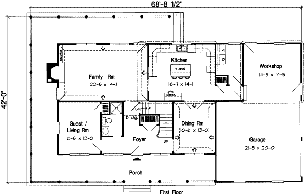 main floor house blueprint