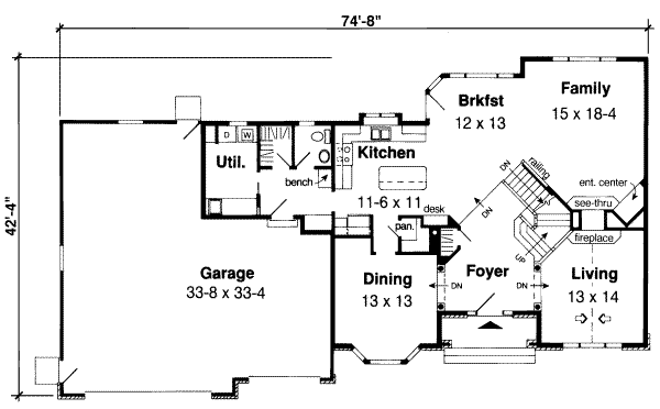 main floor house blueprint