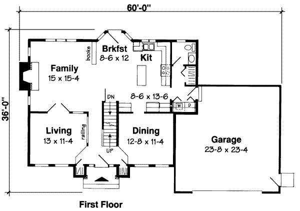 main floor house blueprint