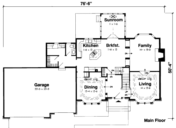 main floor house blueprint