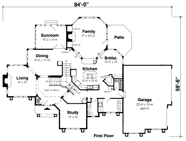 main floor house blueprint