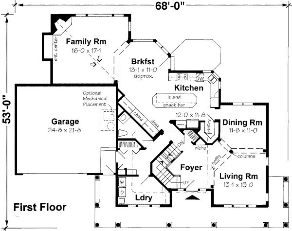 main floor house blueprint