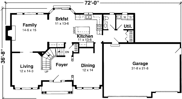 main floor house blueprint