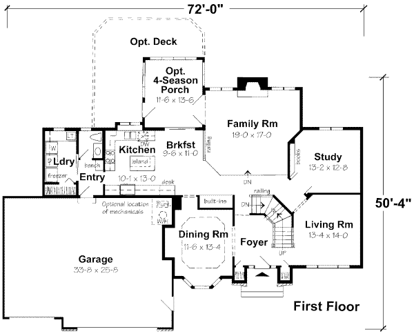 main floor house blueprint