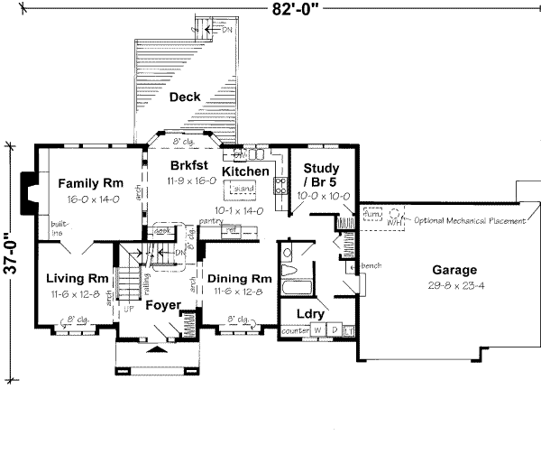 main floor house blueprint