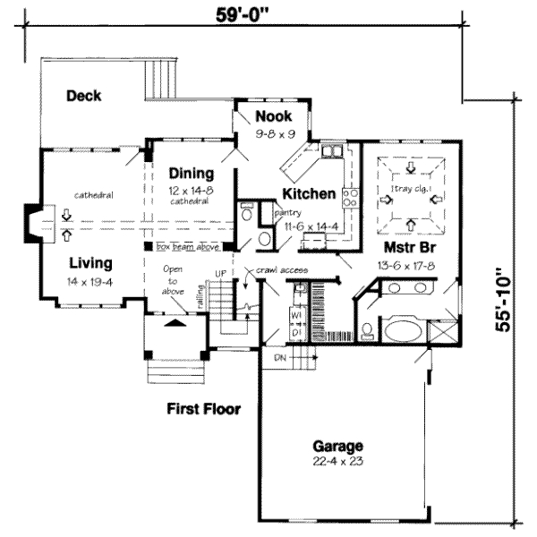 main floor house blueprint