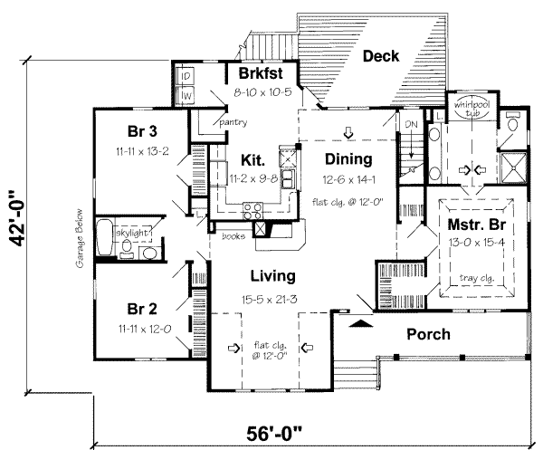 main floor house blueprint