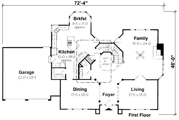 main floor house blueprint