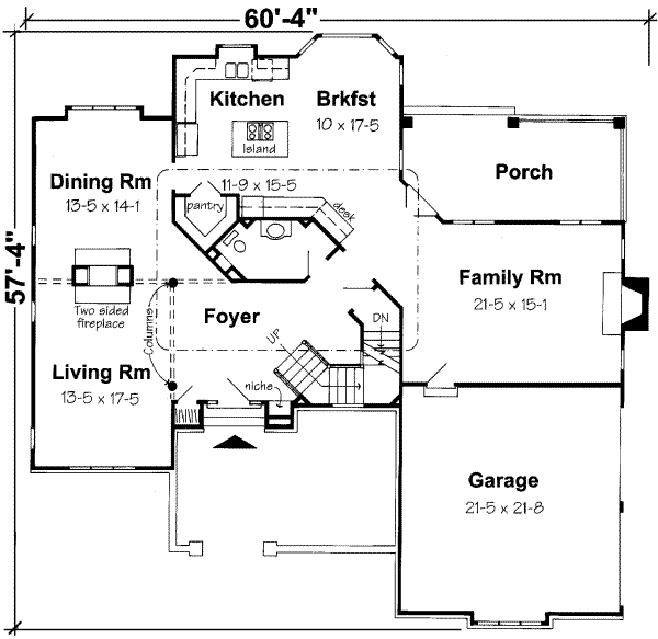 main floor house blueprint