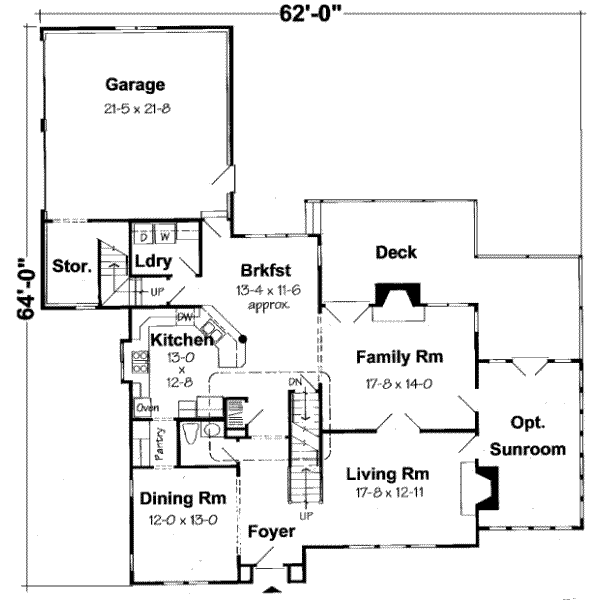 main floor house blueprint