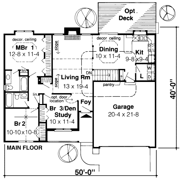 main floor house blueprint