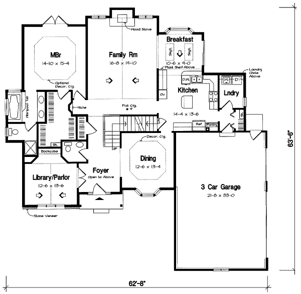 main floor house blueprint
