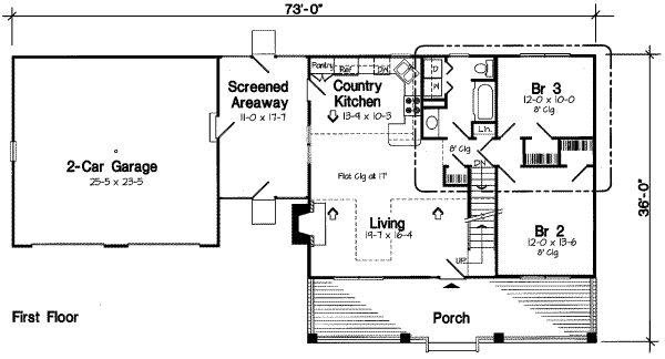 main floor house blueprint
