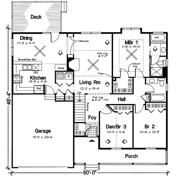 main floor house blueprint