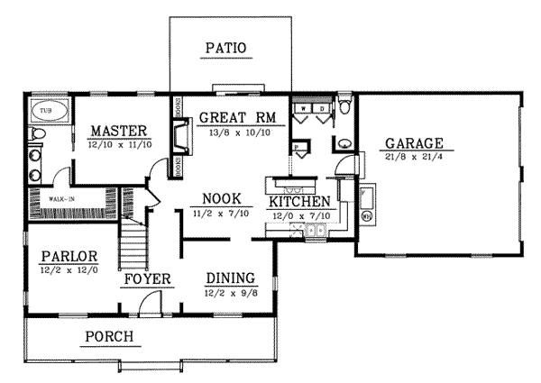 main floor house blueprint