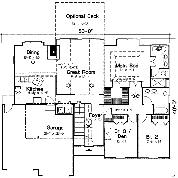 main floor house blueprint
