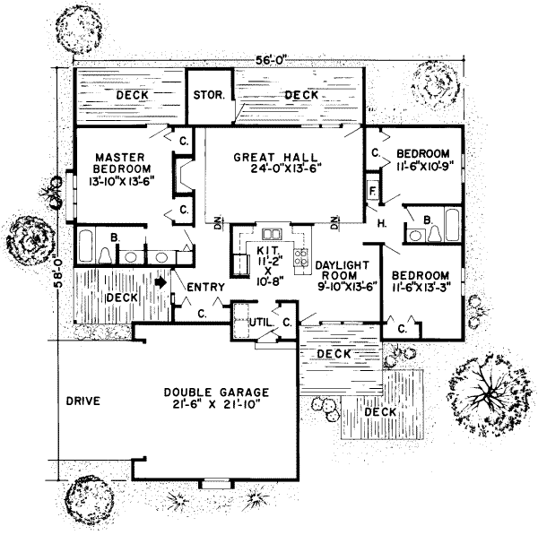 main floor house blueprint