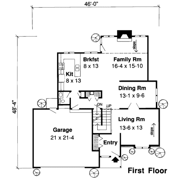 main floor house blueprint