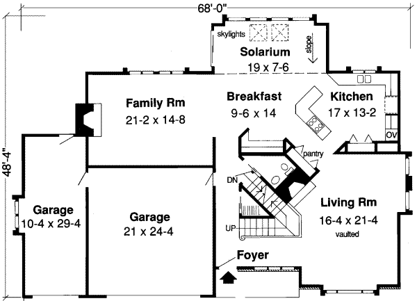 main floor house blueprint
