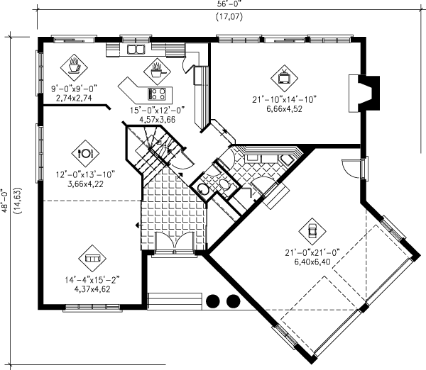 main floor house blueprint