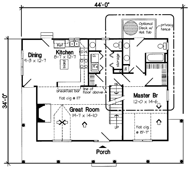 main floor house blueprint