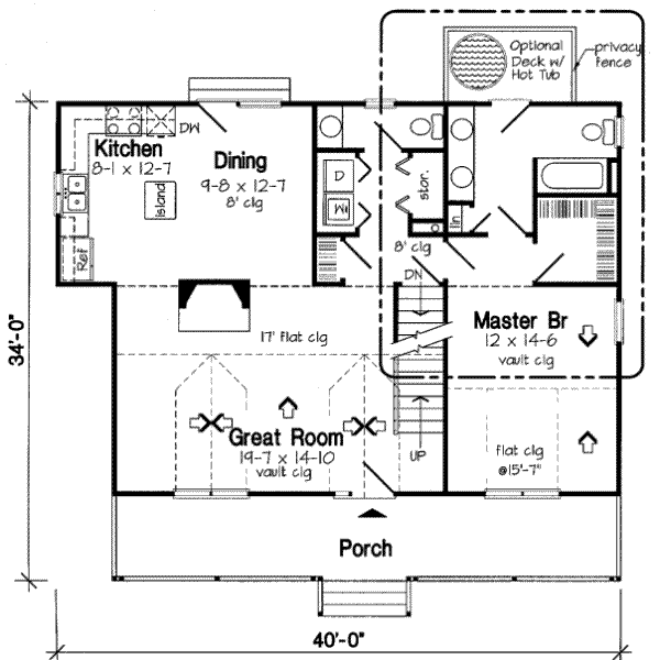main floor house blueprint