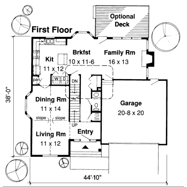 main floor house blueprint