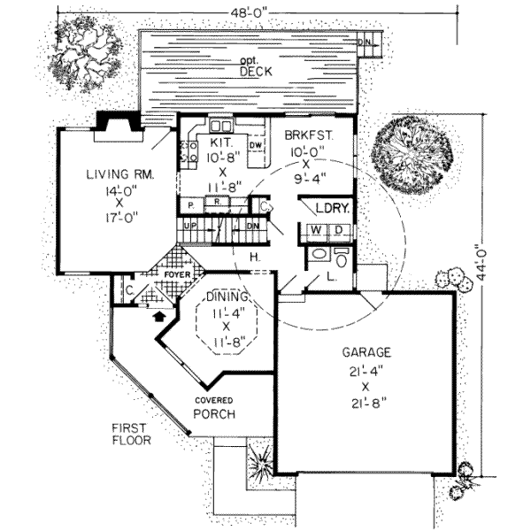 main floor house blueprint