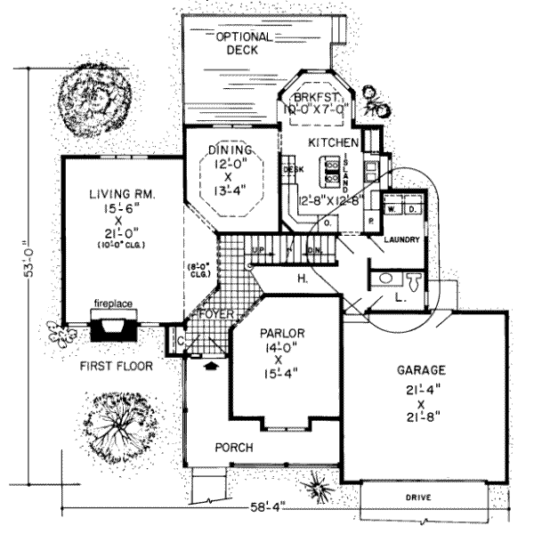 main floor house blueprint