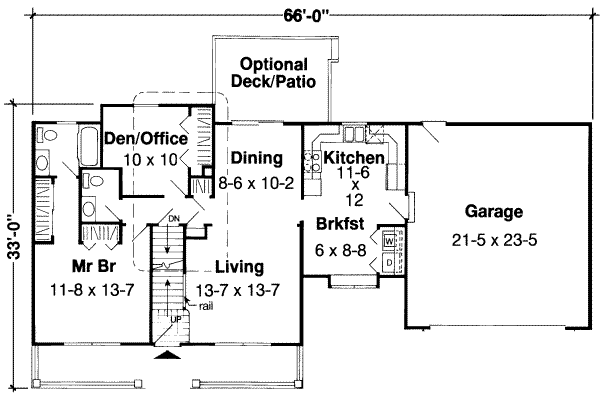 main floor house blueprint