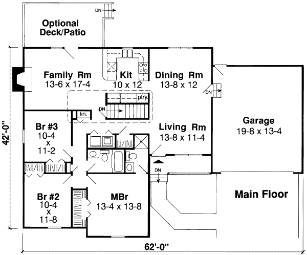 main floor house blueprint