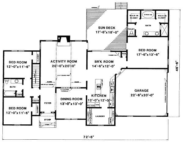 main floor house blueprint