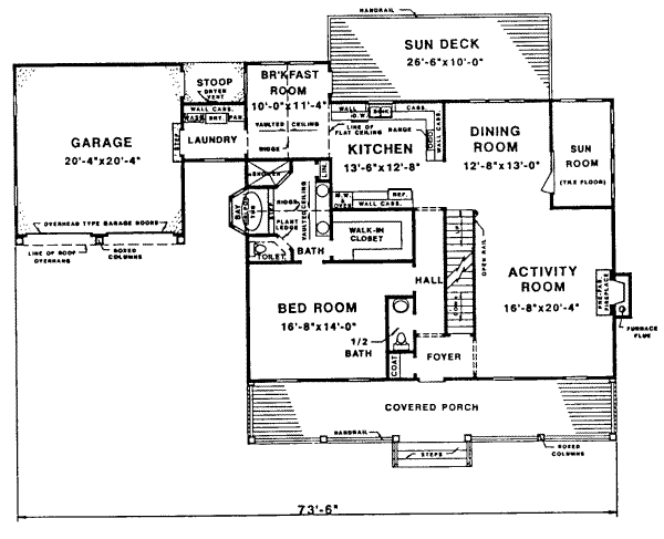 main floor house blueprint