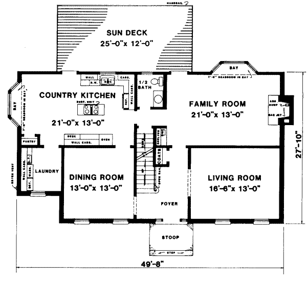 main floor house blueprint