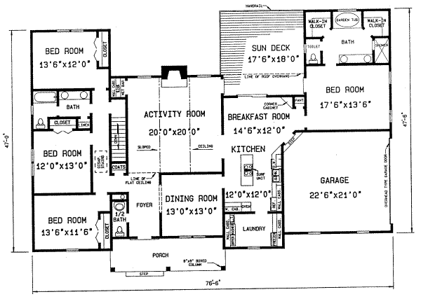 main floor house blueprint
