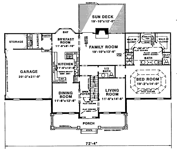 main floor house blueprint