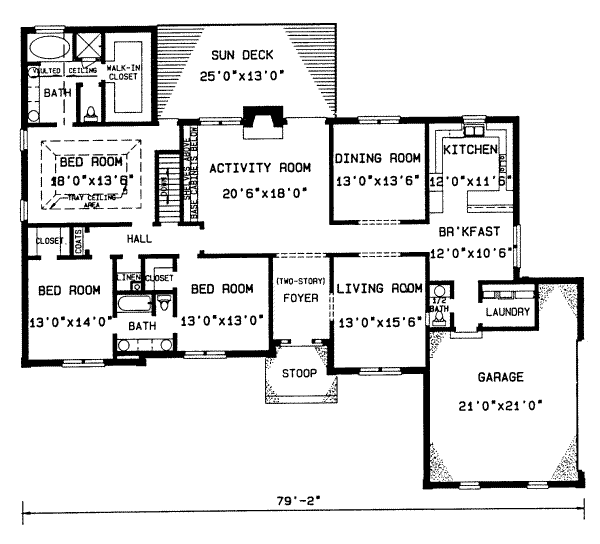 main floor house blueprint