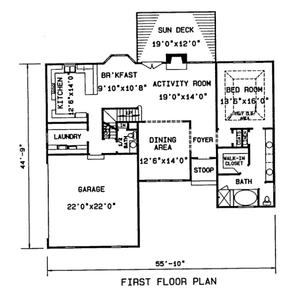 main floor house blueprint