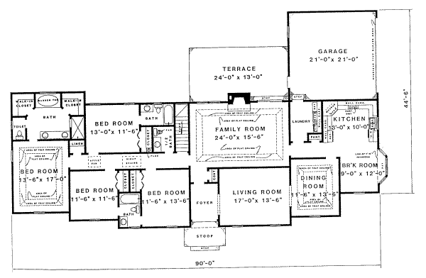 main floor house blueprint