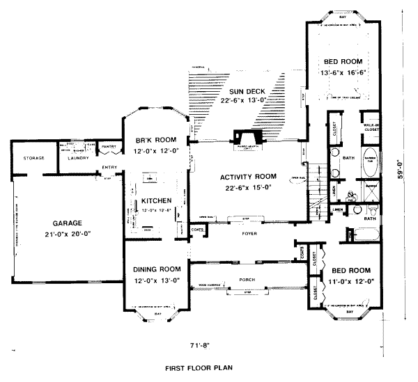 main floor house blueprint