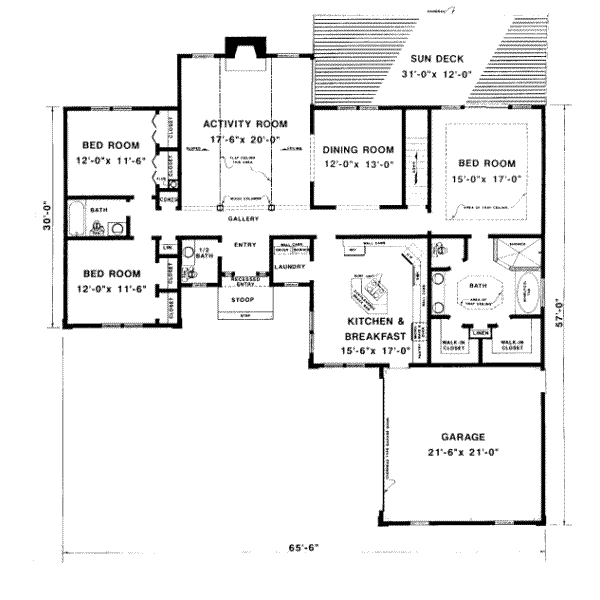 main floor house blueprint