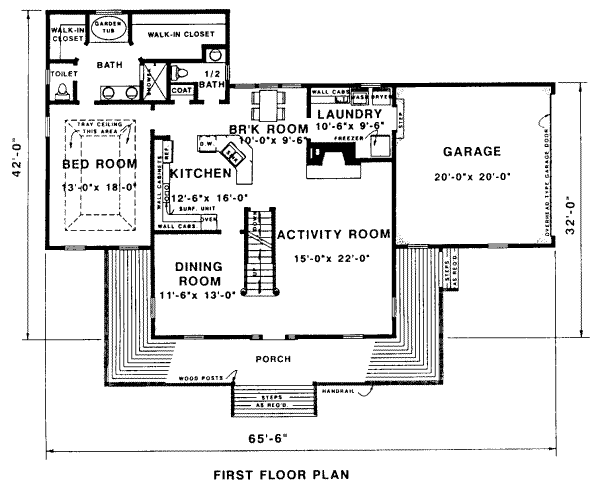 main floor house blueprint