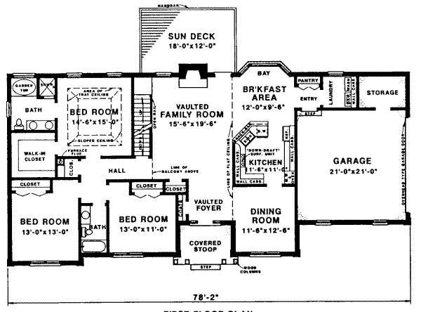 main floor house blueprint