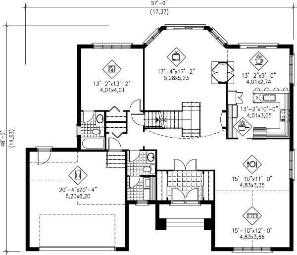 main floor house blueprint