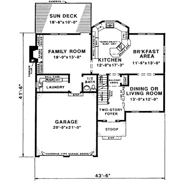 main floor house blueprint