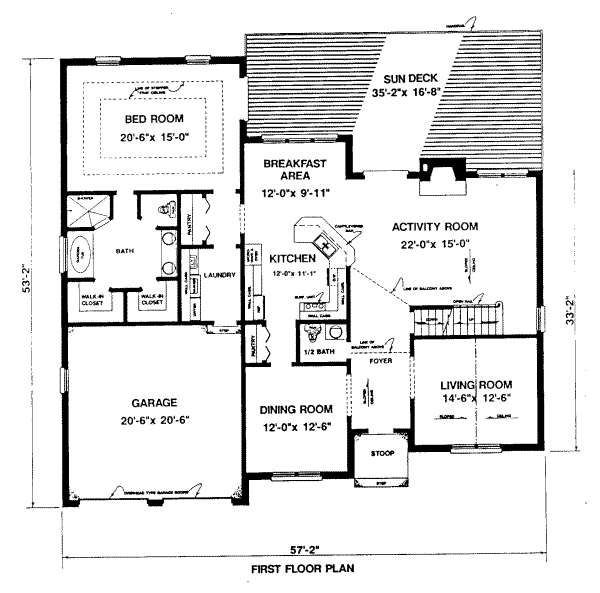 main floor house blueprint