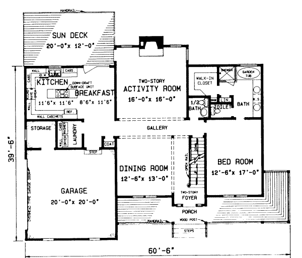 main floor house blueprint