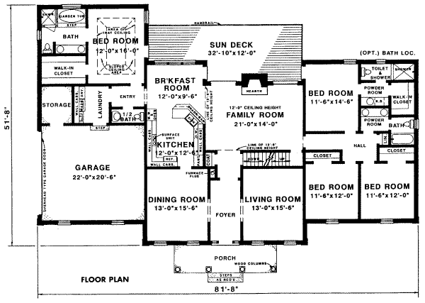 main floor house blueprint