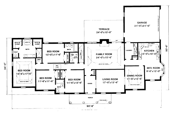 main floor house blueprint